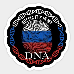 Russia Its In My DNA - Gift for Russian From Russia Sticker